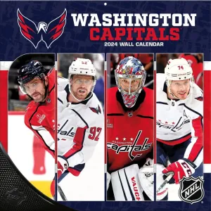 NHL Washington Capitals 2024 Wall Calendar