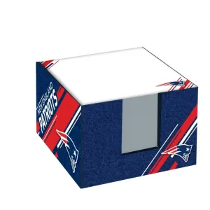 NFL New England Patriots Note Cube W/ Holder
