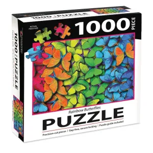 Rainbow Butterflies 1000Pc Puzzle
