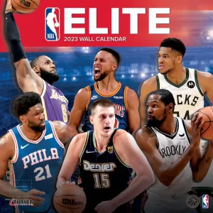NBA Elite 2023 Mini Wall Calendar