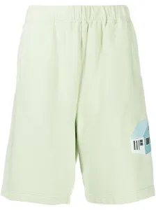 UNDERCOVER - Cotton Print Wide-leg Shorts #46770