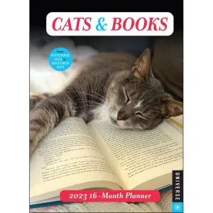 Cats and Books 2023 16-Month Planner