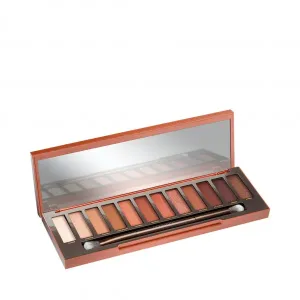 Urban DecayNaked Heat Palette: 12x Eyeshadow, 1x Doubled Ended Blending / Detailed Crease Brush -