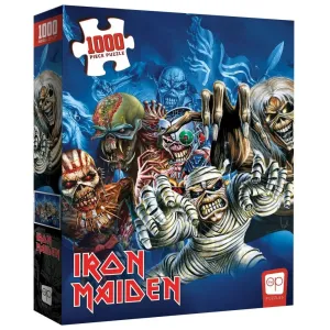 Iron Maiden Faces of Eddie 1000 Piece Puzzle