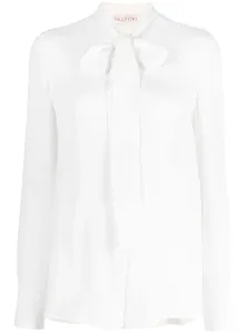 VALENTINO - Silk Bow-tie Shirt #1249796