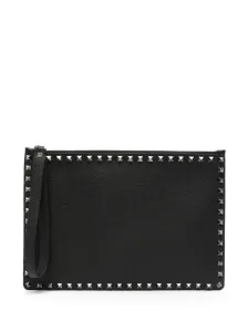 VALENTINO GARAVANI - Leather Clutch Bag #1283584