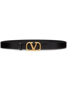 VALENTINO GARAVANI - Vlogo Signature Leather Belt #1243150