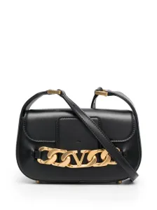 VALENTINO GARAVANI - Vlogo Chain Small Leather Shoulder Bag #822873