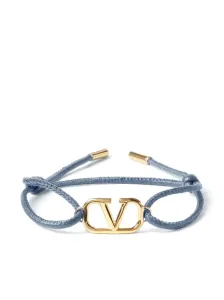 VALENTINO GARAVANI - Vlogo Signature Leather Bracelet #1147273