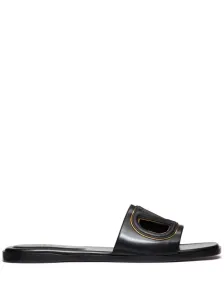 VALENTINO GARAVANI - Vlogo Cut-out Leather Sandals #1256441