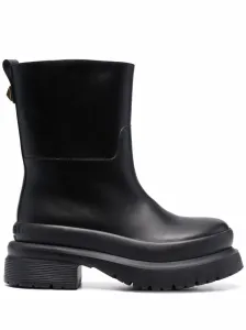 VALENTINO GARAVANI - Roman Stud Leather Boots #820056