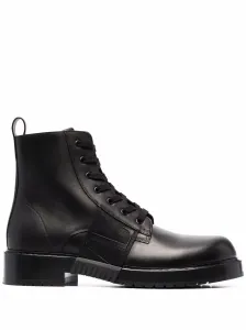 VALENTINO GARAVANI - Leather Combat Boots #33443