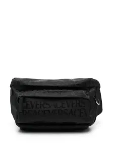 VERSACE - All Over Logo Nylon Belt Bag #1146575