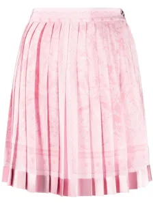 VERSACE - Barocco Print Pleated Mini Skirt