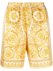 VERSACE - Barocco Print Silk Shorts #1266280