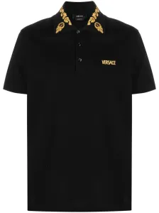 VERSACE - Logo Cotton Polo Shirt #730044