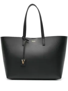 VERSACE - Virtus Leather Tote Bag
