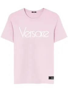 VERSACE - Logo Cotton T-shirt #1266541
