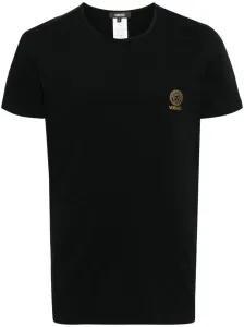 VERSACE - Logo Organic Cotton T-shirt #1266276