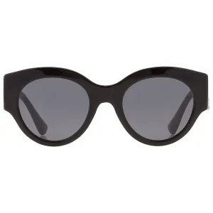 Versace Dark Gray Round Ladies Sunglasses VE4438B GB1/87 52