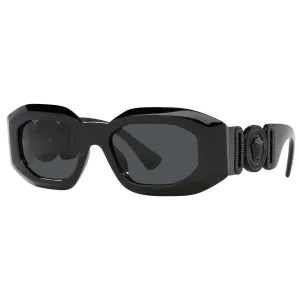 Versace Dark Grey Irregular Mens Sunglasses VE4425U 536087 54
