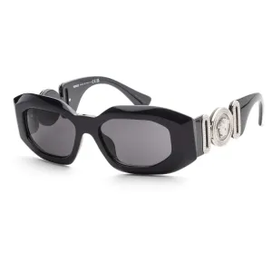 Versace Dark Grey Irregular Mens Sunglasses VE4425U 542287 54