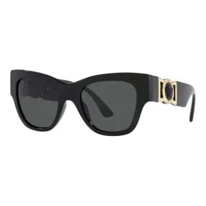 Versace Dark Gray Cat Eye Ladies Sunglasses VE4415U GB1/87 52