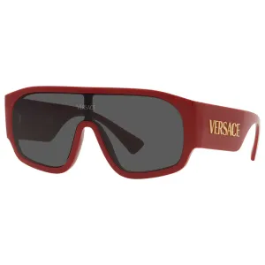 Versace Dark Grey Shield Ladies Sunglasses VE4439 538887 33