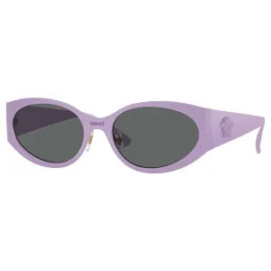 Versace Dark Grey Oval Ladies Sunglasses VE2263 150287 56