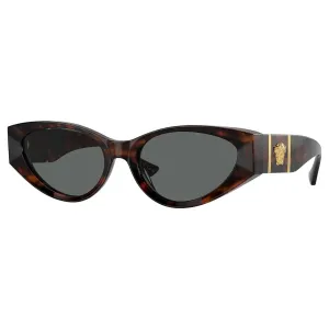 Versace Dark Grey Cat Eye Ladies Sunglasses VE4454 542987 55