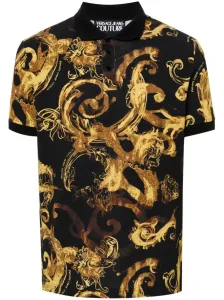 VERSACE JEANS COUTURE - Cotton Polo Shirt With Logo #1281354
