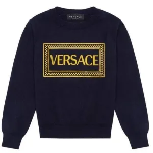 Versace Boys Sweater Navy 12Y