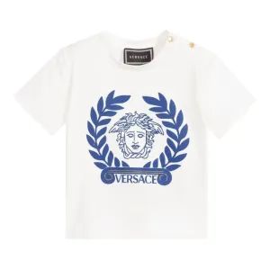 White T-shirts Versace Kids