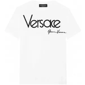 Versace Boys Logo Tee White 10Y