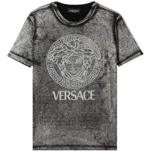 Versace Boys Medusa T-shirt Grey 14Y #12439