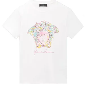 Versace Girls Medusa Graphic T-shirt White 10Y