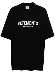 VETEMENTS - Logo Cotton T-shirt #1259230