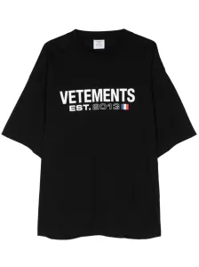 VETEMENTS - Logo Cotton T-shirt #1284330