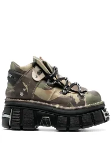 VETEMENTS X NEW ROCK - Leather Platform Sneakers #1125588