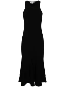 VICTORIA BECKHAM - Sleeveless Flared Midi Dress #1270877