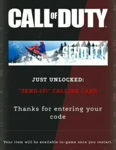Call of Duty: Black Ops Cold War - Send It Calling Card (DLC) (PS4/PS5/XBOX ONE/XBOX SERIES X/PC) Official Website Key GLOBAL
