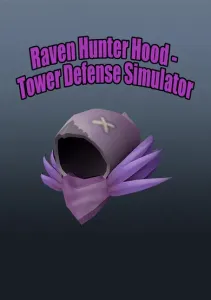 Roblox - Raven Hunter Hood - Tower Defense Simulator (DLC) Official Website Key GLOBAL