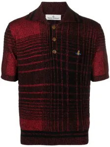 VIVIENNE WESTWOOD - Logo Checked Polo Shirt #1241496