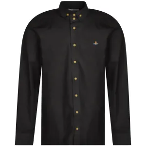 Vivienne Westwood Men's 2 Button Krall Shirt Black XXL
