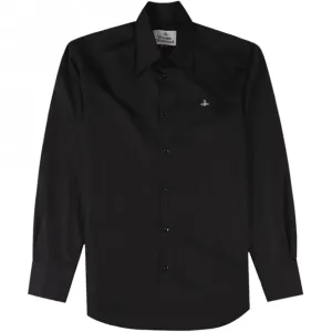 Vivienne Westwood Men's Single Button Shirt Black L
