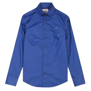 Vivienne Westwood Men's Three Button Shirt Blue M