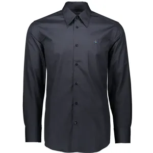 Vivienne Westwood Mens Tone on Button Shirt Black XXL