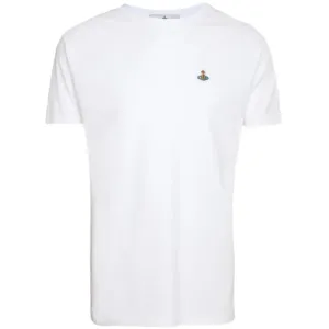 Vivienne Westwood Men's Classic Orb Logo T-shirt White L