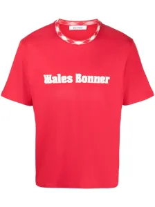 WALES BONNER - Logo Cotton T-shirt #1187803
