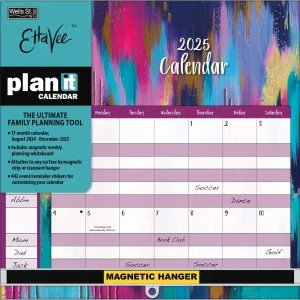 Ettavee 2025 Plan It Wall Calendar